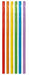 Multicolour Reusable Drinking Straws, 6 Pack