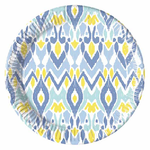Ethnic Design 9-Inch Paper Plates, 8 Pack