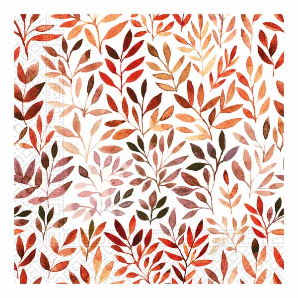 Branch Design 3-Ply Luncheon Napkins, 20 Count