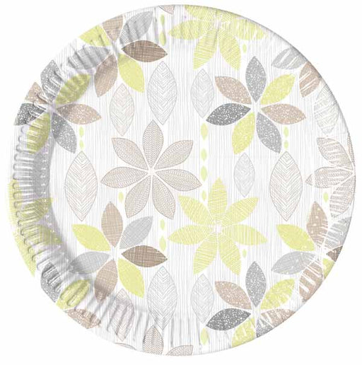 PAPER PLATES 7.6" 8/PK FOILIAGE