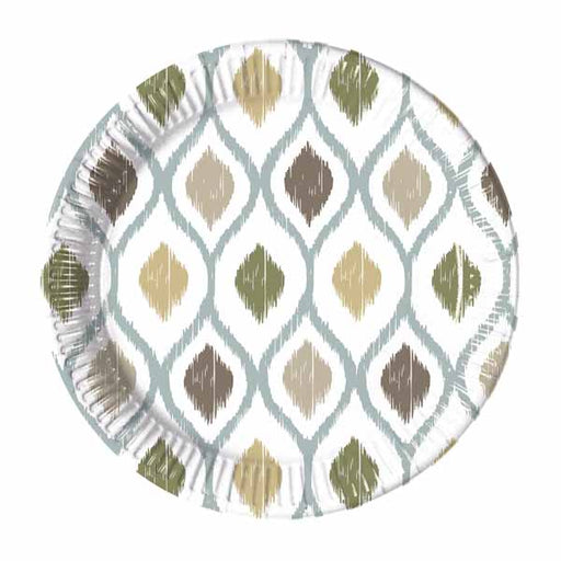 Boho Cells 7.6-Inch Paper Plates, 8 Pack