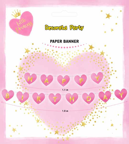 Heart Paper Die-Cut Party Banner