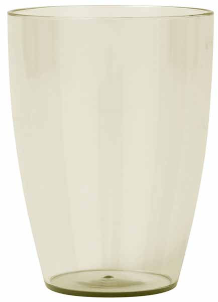 Beige Transparent Reusable Tumblers, 2-Pack