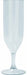 Light Blue Reusable Champagne Glasses, 2 Pack