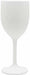 Solid White Reusable Wine Glass