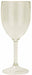 Beige Reusable Wine Glasses, 2 Pack