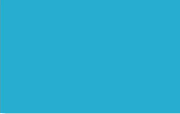 Turquoise Plastic Tablecover, 47 x 70 Inches
