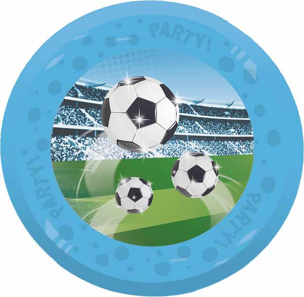 Soccer Fans reusable plates for a soccer birthday party