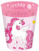 PARTY REUSE CUP 9OZ 4/PK UNICORN RAINBOW