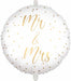 Mr & Mrs 18-Inch Foil Balloon