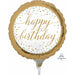 Pastel Confetti Birthday Balloon (9" Round)