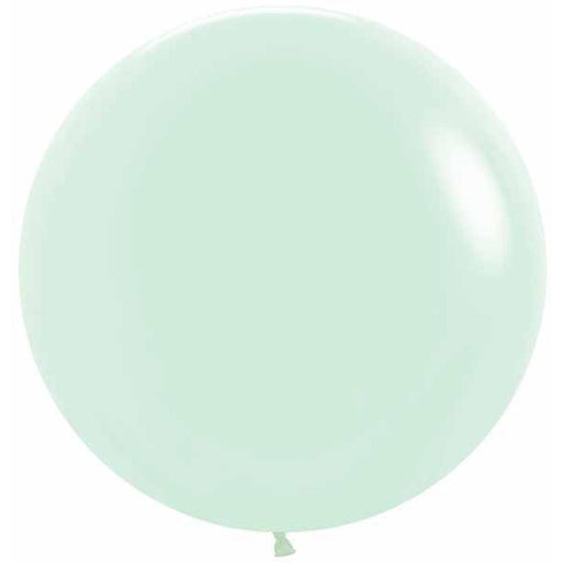 Pastel Matte Green Latex Balloons (24" / 10-Pack).