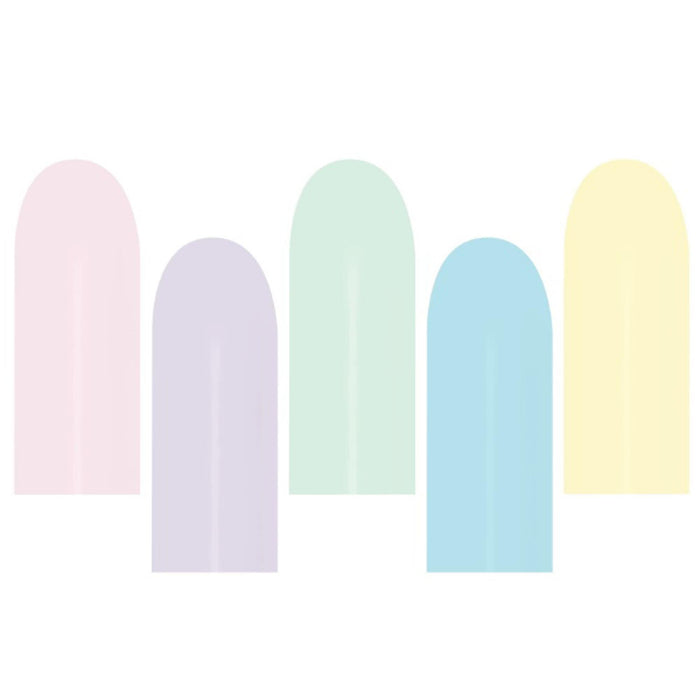 Pastel Matte Latex Gloves - 100/Bg