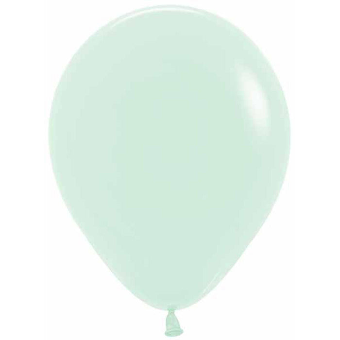 Pastel Matte Green Latex Balloons (5", 100/Bg)