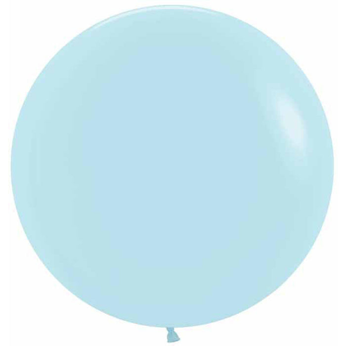 Pastel Matte Blue 36" Latex Balloons (2 Pack)