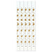 Pattern Wristbands Gold Stars (100/Pkg)