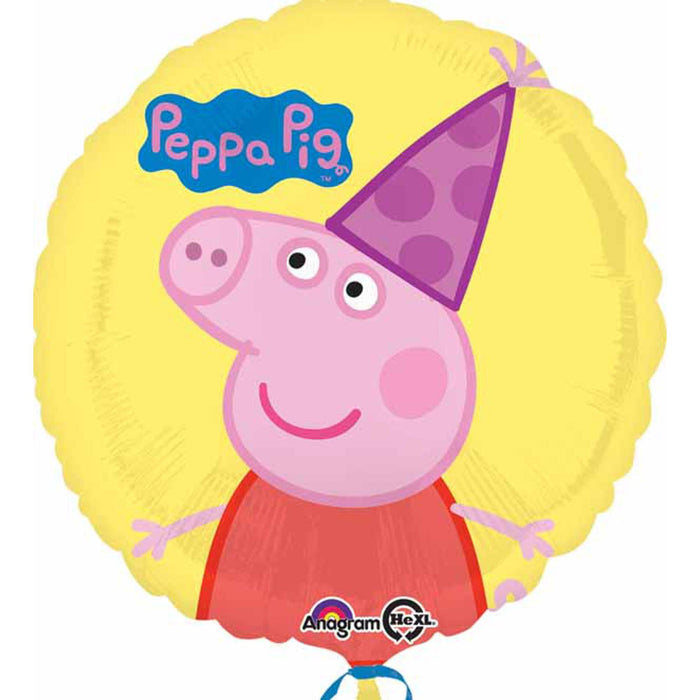 Peppa Pig 18" Round Helium Balloon With S60 Pkg.