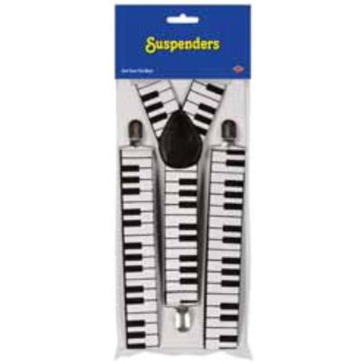 "Piano Keyboard Suspenders"