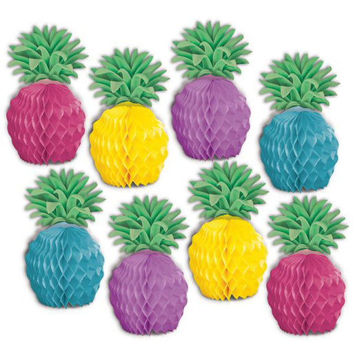 Pineapple Mini Centerpieces - Set Of 8