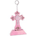 Pink Cross Photo/Balloon Holder