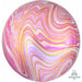 Pink Marblez Orbz Balloon (16" Xl) - G20 Package