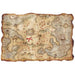 "Pirate Adventure Plastic Treasure Map (12" X 18") - 1/Pkg"