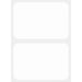 Plain White Name Tag - Pack Of 100