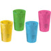 Plastic Bamboo & His Biscus Tumblers Set Of 4