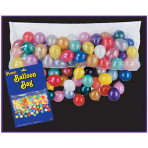 Plastic Balloon Bag - Clear 3'X6' Drop.