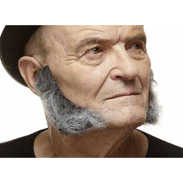 Sideburns Black/Grey - Costume Accessory