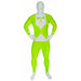 Premium Glow Tux Green Morphsuit - Medium Size.