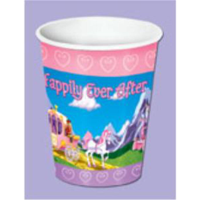 Princess Beverage Cups - 8 Pack (8 Oz)