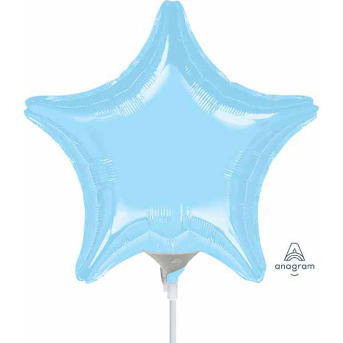 Prl Pastel Blue Star 4" A10 - Decorative Piece For Home Or Office