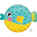 Puffer Fish Jr Shape Xl Inflatable With S50 Air Pump Package (18")