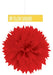 16" FLUFFY DECORATIO N YELLOW 3PK/12CS