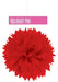 16" FLUFFY DECORATIO N PINK 3PK/12CS