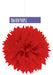16" FLUFFY DECORATIO N NEW PURPLE 3/PK