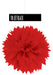 16" FLUFFY DECORATIO N BLACK 3PK/12CS