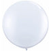 Qualatex 36" Latex White Balloons - Pack Of 2