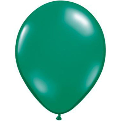 Qualatex 5" Emerald Green Latex Balloons (100/Pk)