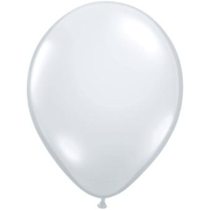 Qualatex 9" Diamond Clear Latex Balloon (100/Pk)