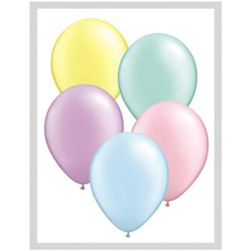11" Qualatex Pastel Pearl Latex Assortment Balloons (100/Pk)