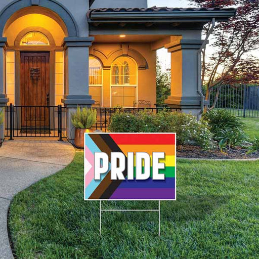 Rainbow Pride Flag Yard Sign