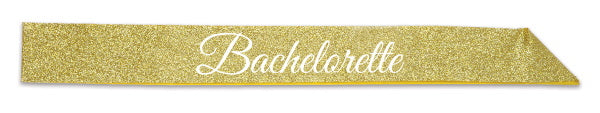 Bachelorette Glitter Sash, 32 x 3.5 Inches