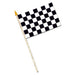 "Racing Flags With 10.5" Stick - Pack Of 10"