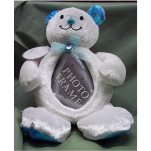 "Radiant Cross Blue Plush Bear (6Cs)"