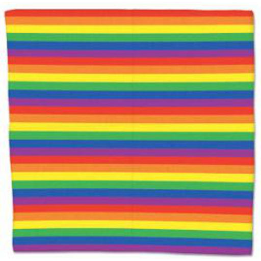 Rainbow Bandana - 22" X 22"