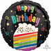 Rainbow Cake 18" Round S40 Package