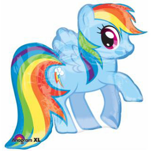 "Rainbow Dash Flat Plush Toy - 28 Inch Mlp Collectible"