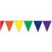 "Rainbow Pennant Banner - 12'10 For Indoor/Outdoor Use"